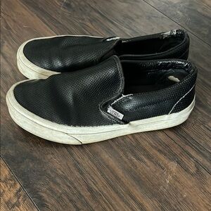 Vans Black Slip-On Shoes